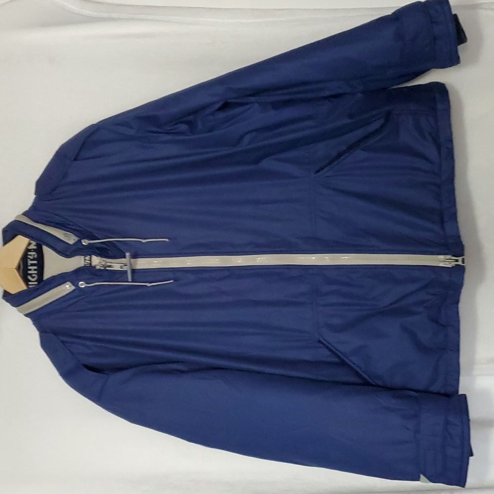 🏠⭐️ Vintage Mighty Mac Blue Zip Up Jacket. Size 50